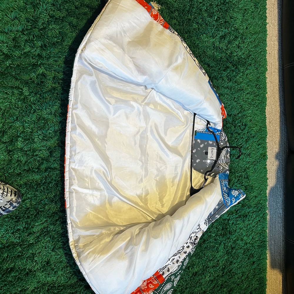 Multicolor Patchwork Bandana Jacket - image 4